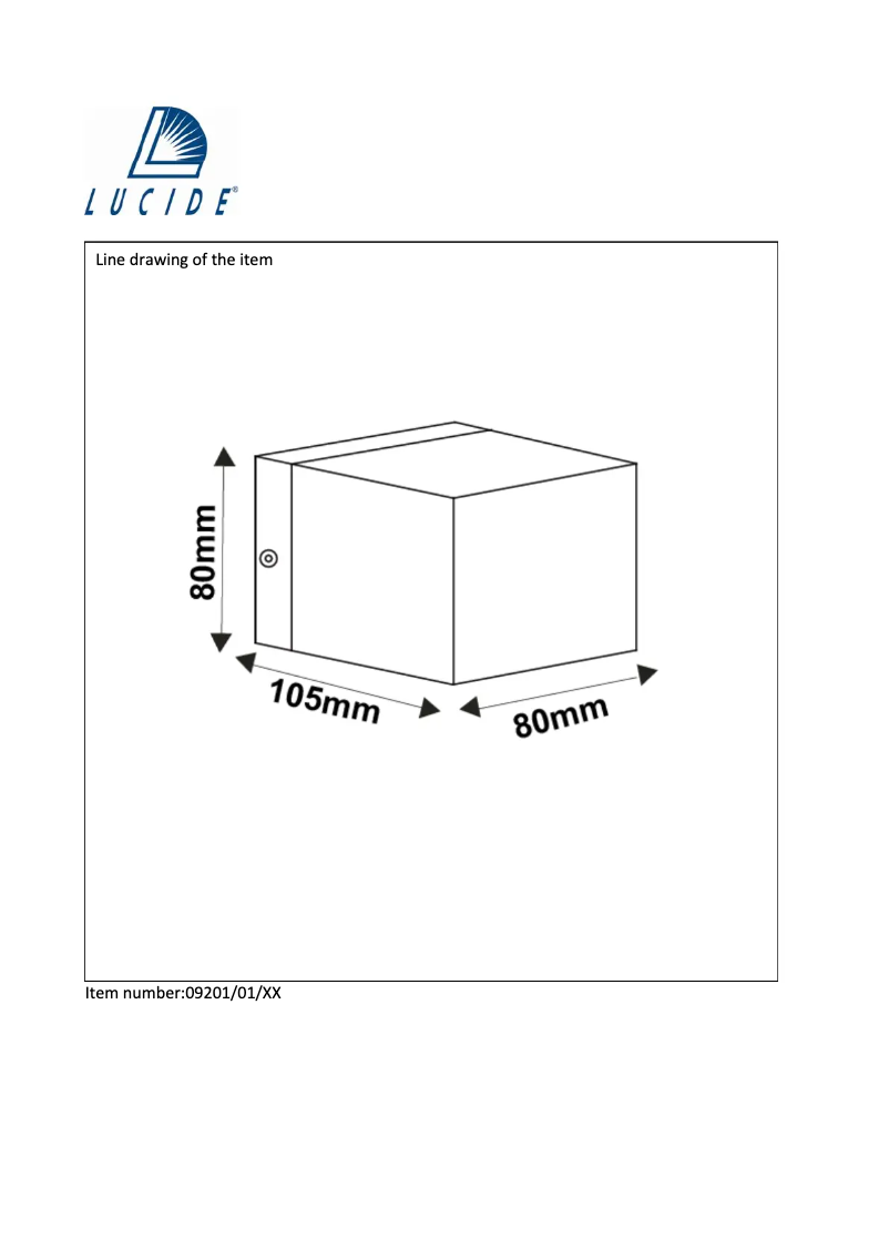 Page n°1 - Manuel utilisateur Lucide Devi 09201/01/12