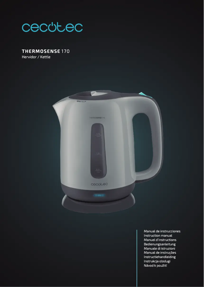 Image de la première page du manuel de l'appareil ThermoSense 120