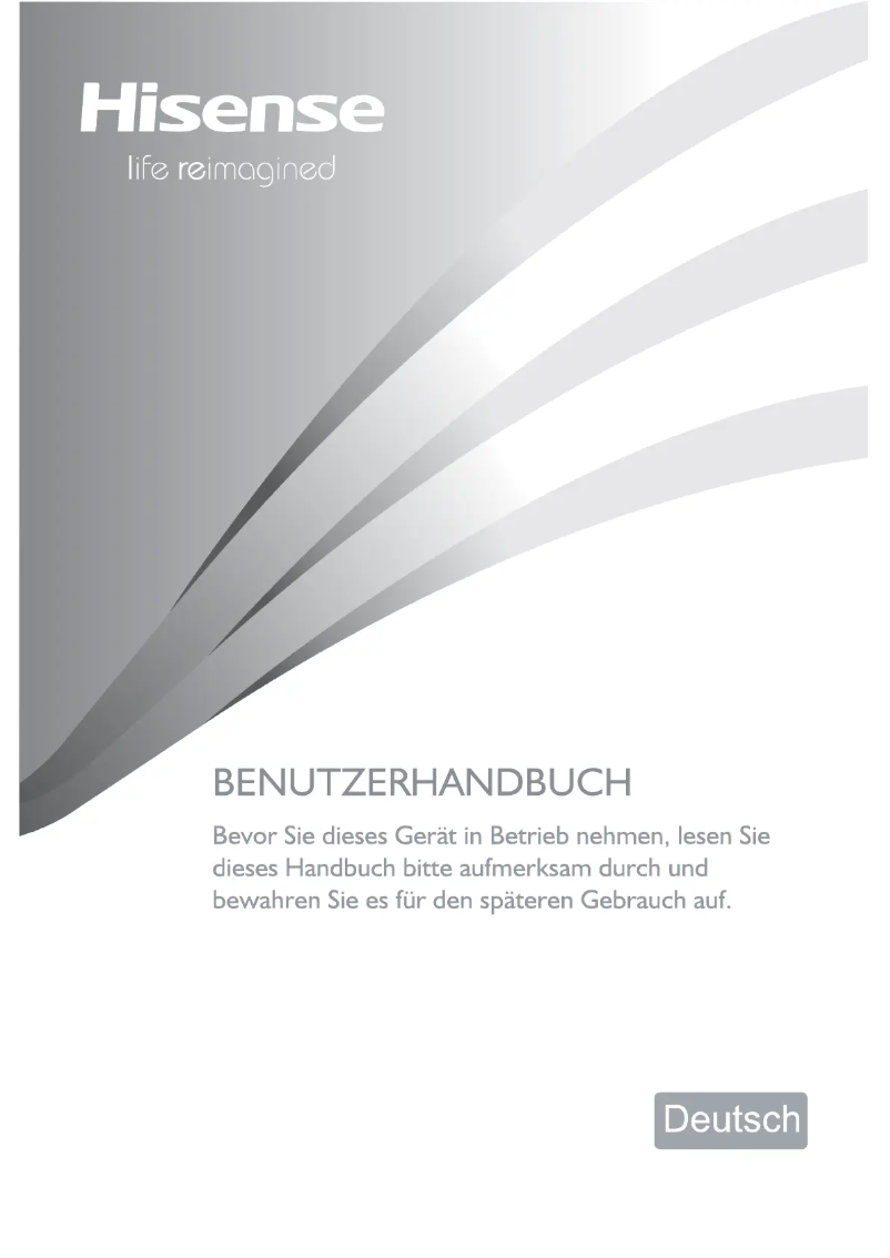 Page n°1 - Manuel utilisateur Hisense GS 80 A++ WE