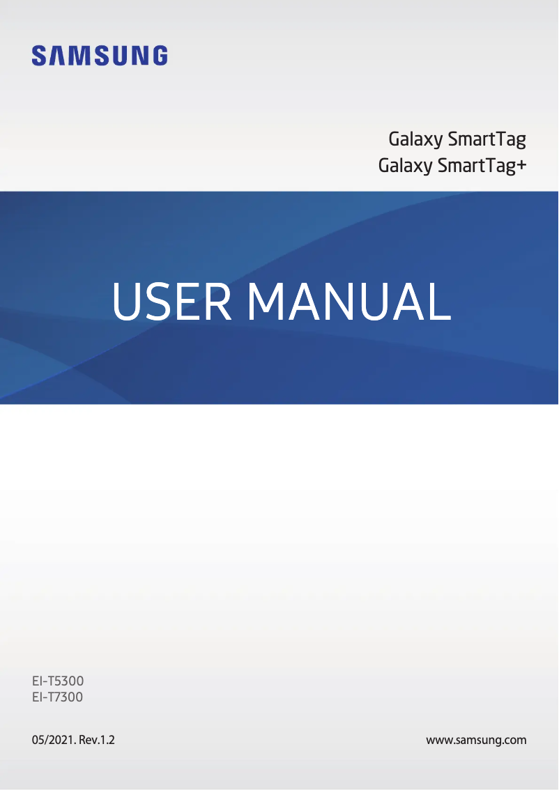 Page n°1 - Manuel utilisateur Samsung Galaxy SmartTag+