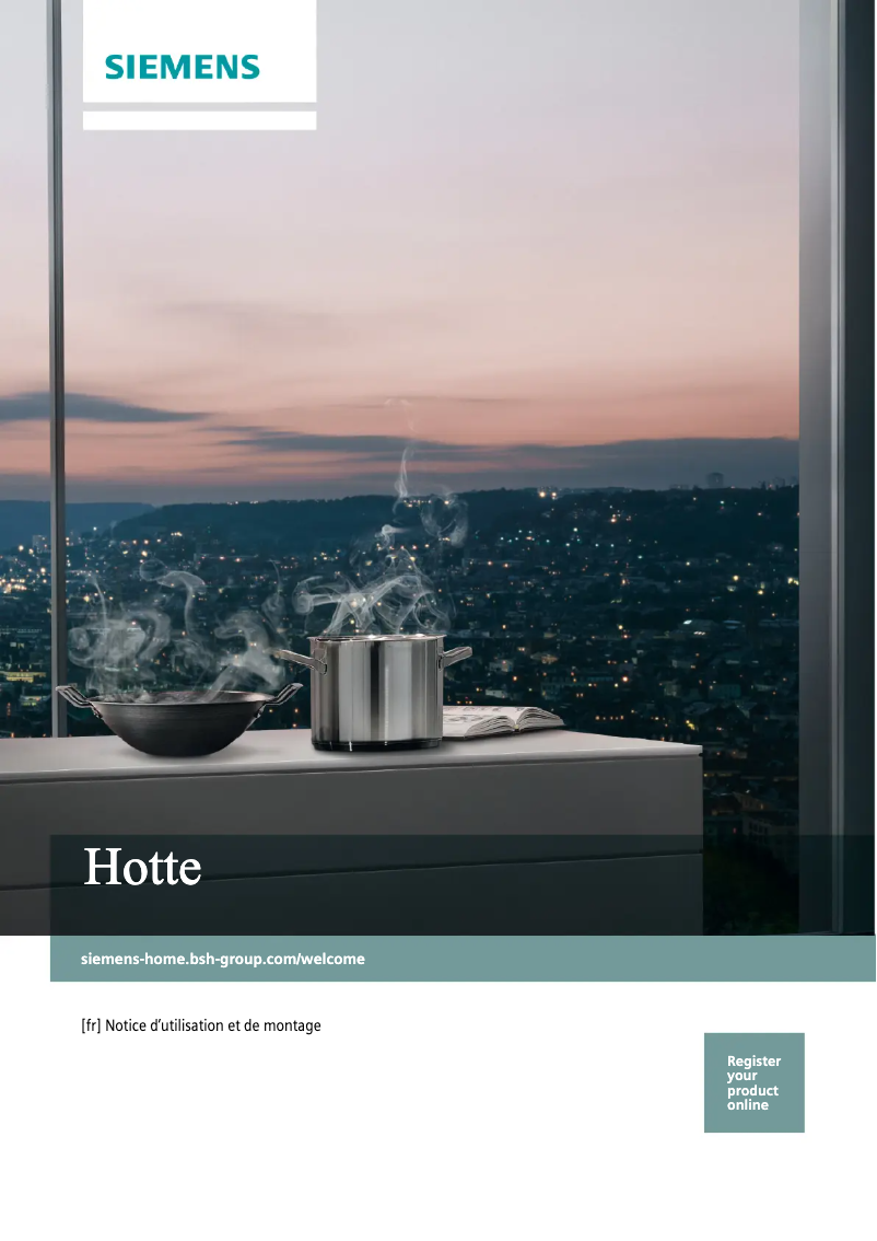 Page 1 de la notice Manuel utilisateur Siemens iQ700 LF91BUV55