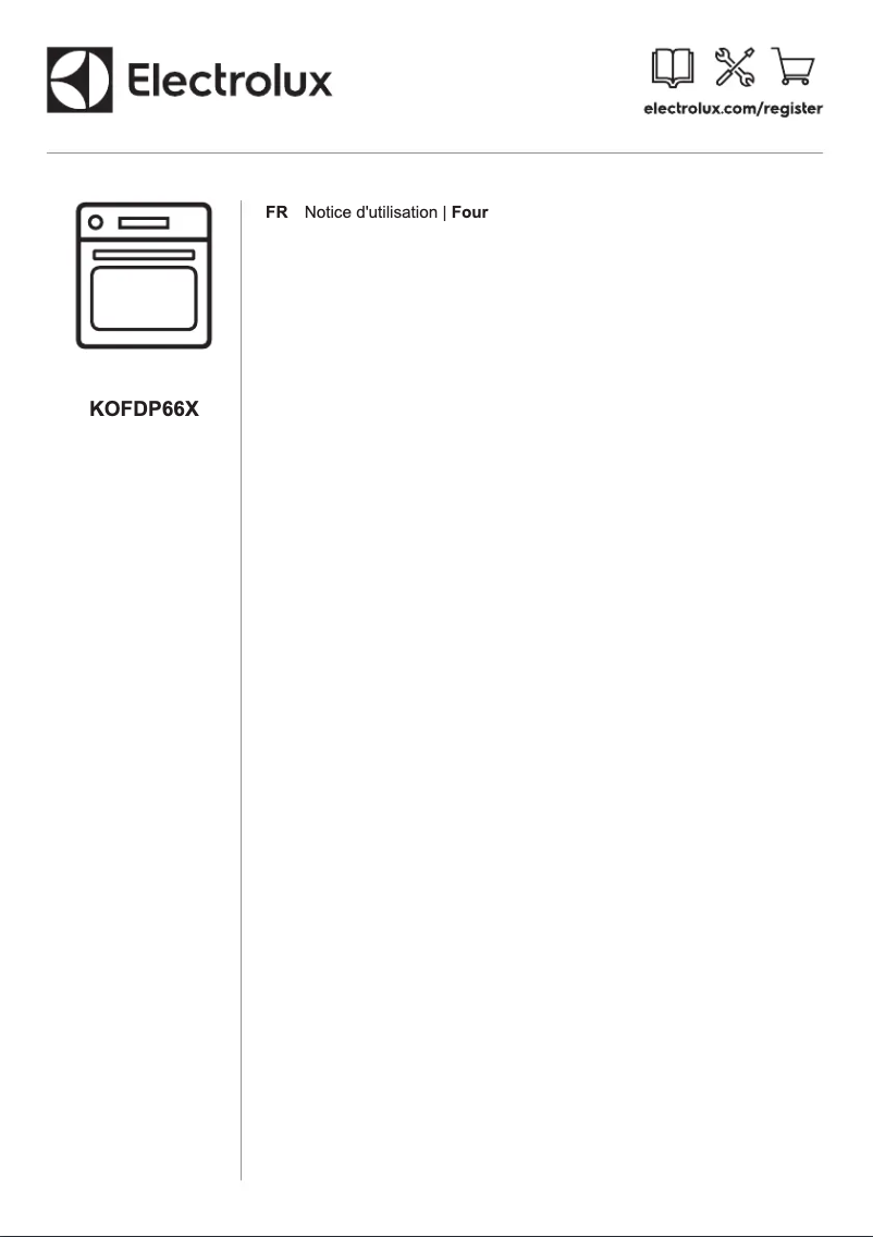 Image de la première page du manuel de l'appareil KOFDP66X