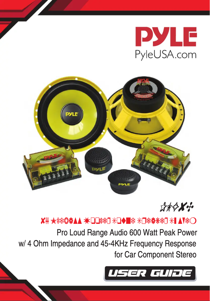 Page 1 de la notice Manuel utilisateur Pyle PLG8C