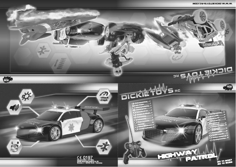 Image de la première page du manuel de l'appareil Highway Patrol