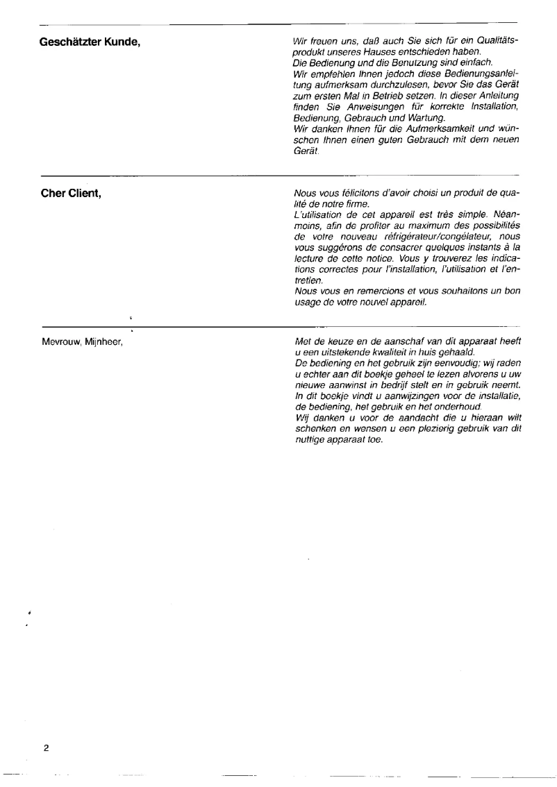 Page n°1 - Manuel utilisateur Zanker KS3161T