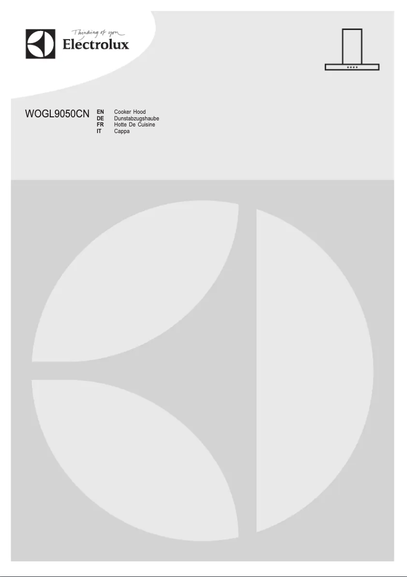 Page n°1 - Manuel utilisateur Electrolux WOGL9050CN