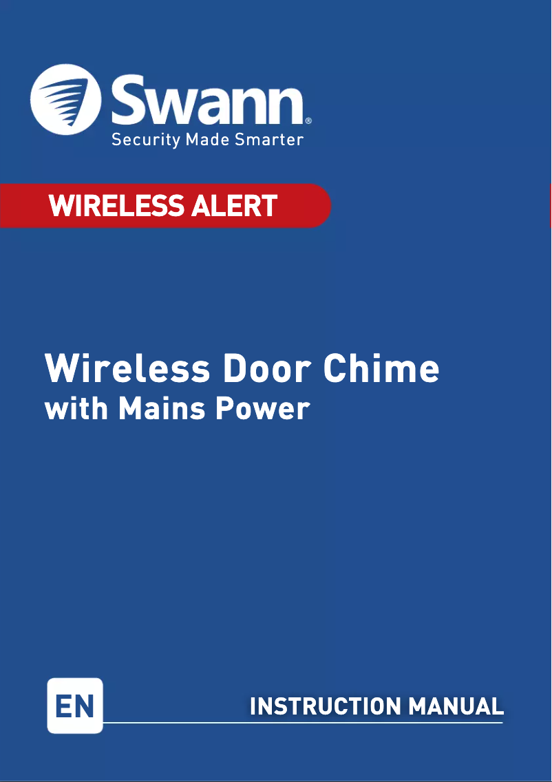 Image de la première page du manuel de l'appareil SWHOM-DC822P