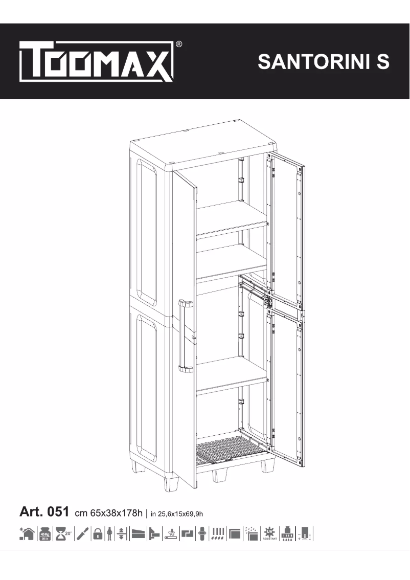 Page n°1 - Manuel utilisateur Toomax Z051R032C100