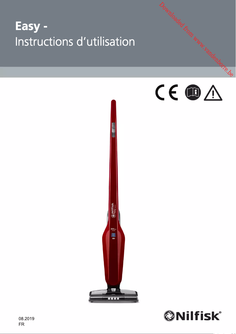 Page 1 de la notice Manuel utilisateur Nilfisk Easy 20V