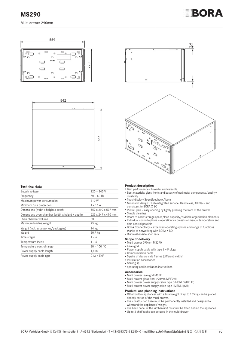 Image de la première page du manuel de l'appareil MSS290