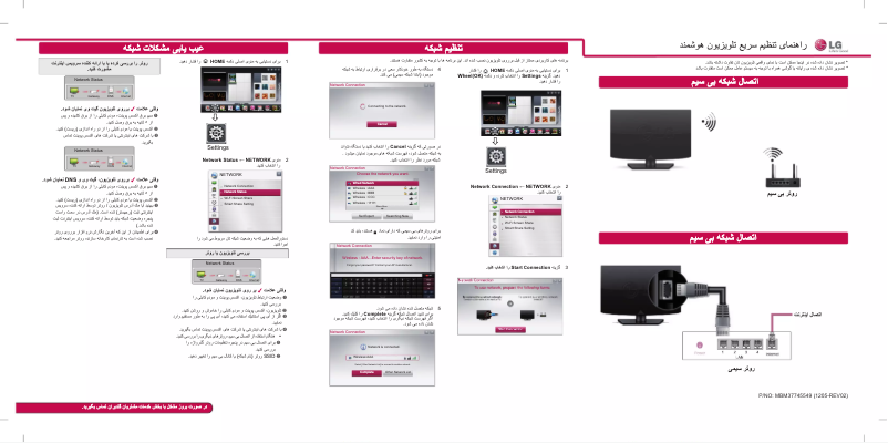 Página 1 del manual Guía de instalación LG 84LM9600