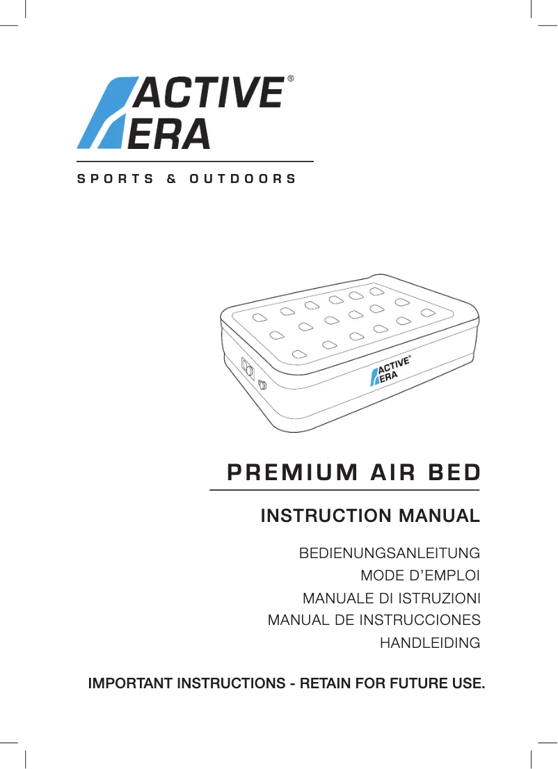 Page 1 de la notice Manuel utilisateur Active Era AB-Q1