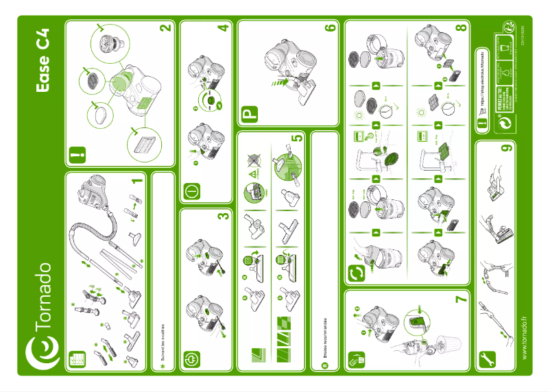Page 1 de la notice Manuel utilisateur Tornado TOC41-ANIM