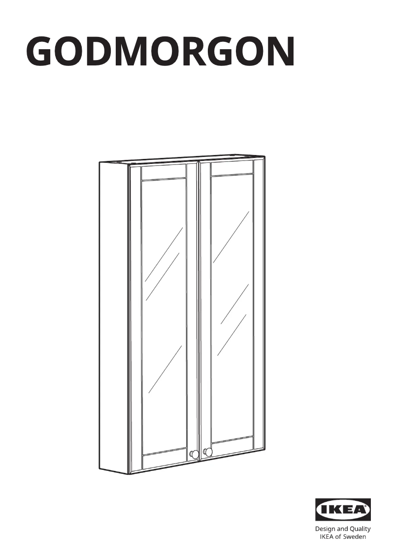 Página 1 del manual Manual de usuario Ikea GODMORGON 703.922.45