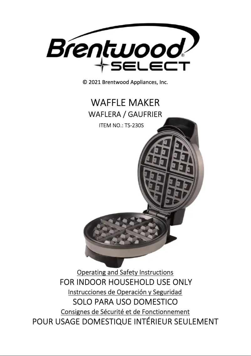 Imagen de la primera página del manual del dispositivo TS-230S