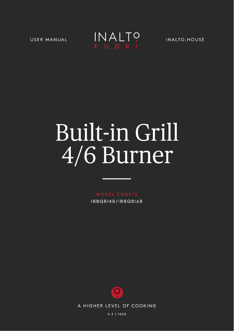 Page n°1 - Manuel utilisateur InAlto IBBQBI6B