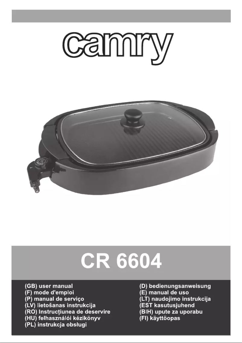 Image de la première page du manuel de l'appareil CR 6604