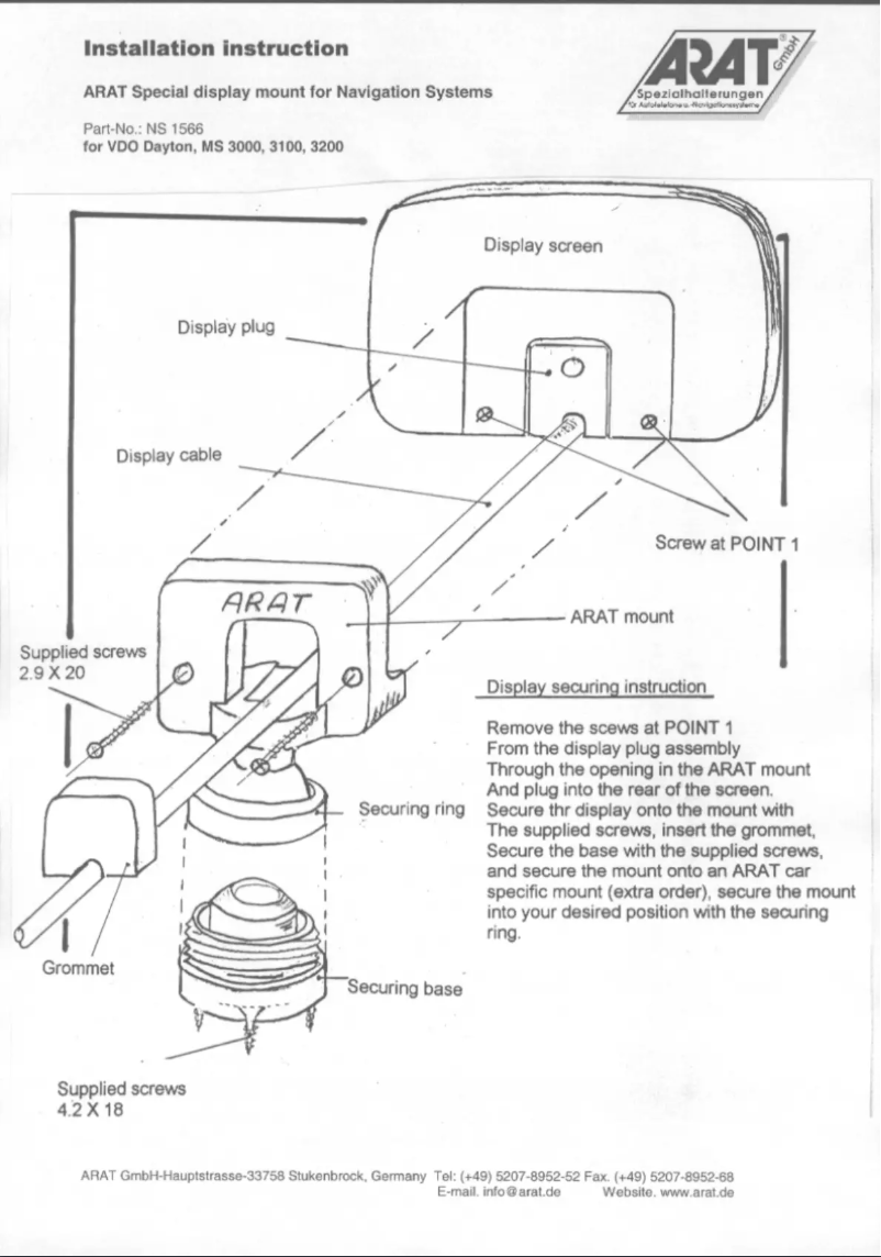Image de la première page du manuel de l'appareil NS1566