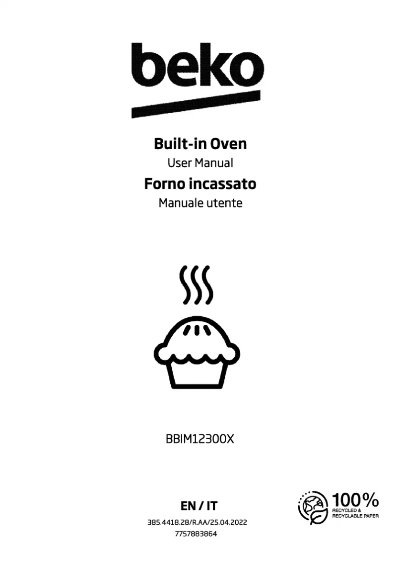 Page 1 de la notice Mode d'emploi Beko BBIM12300X