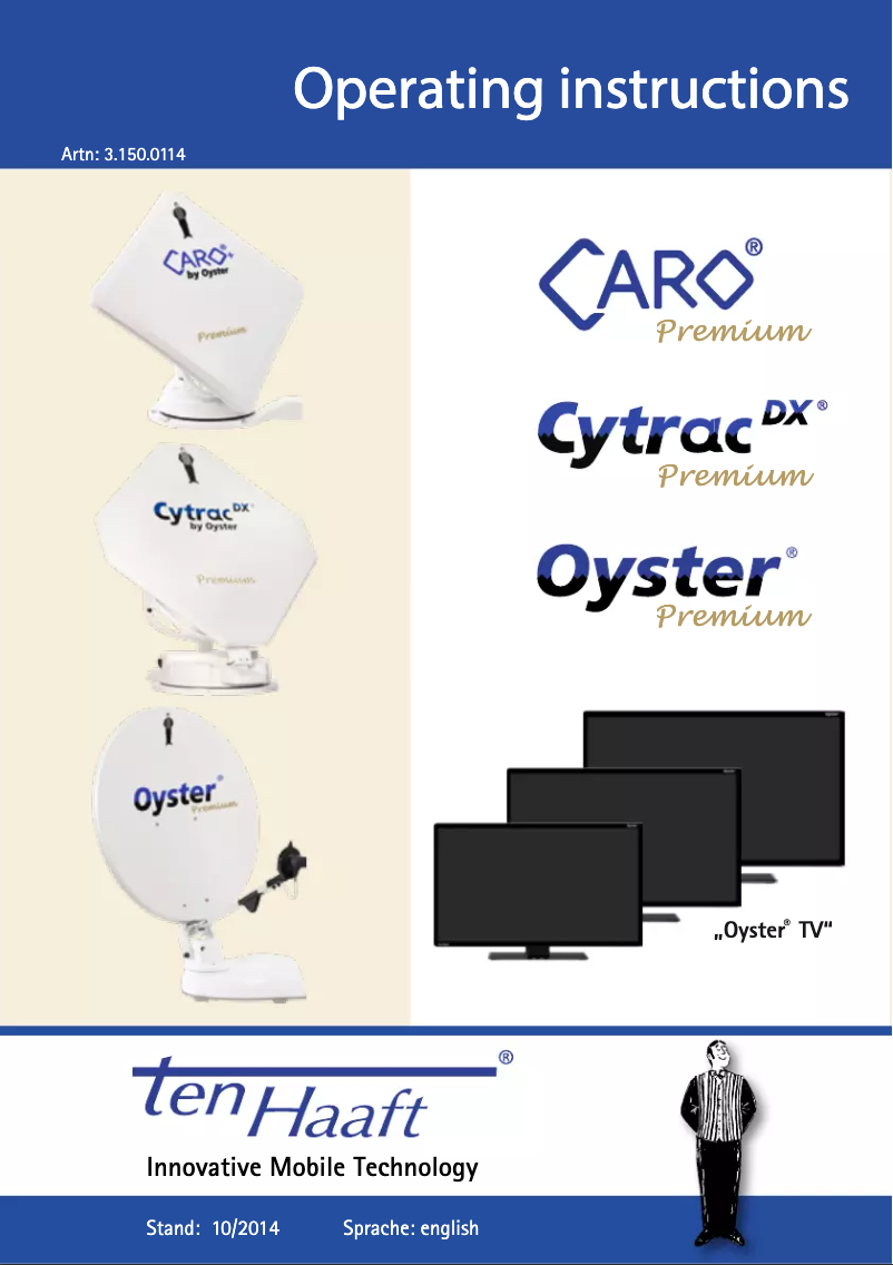 Page 1 de la notice Manuel utilisateur Oyster Caro plus Premium