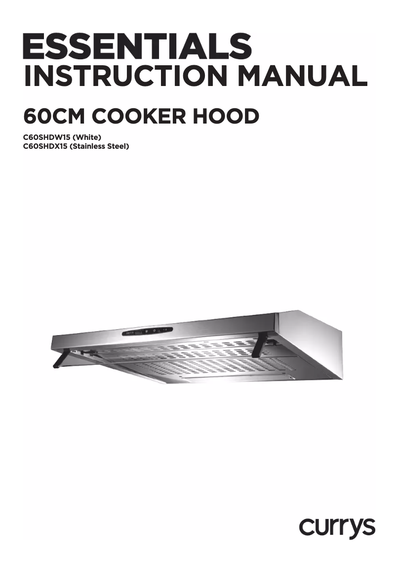 Page n°1 - Manuel utilisateur Currys Essentials C60SHDX15