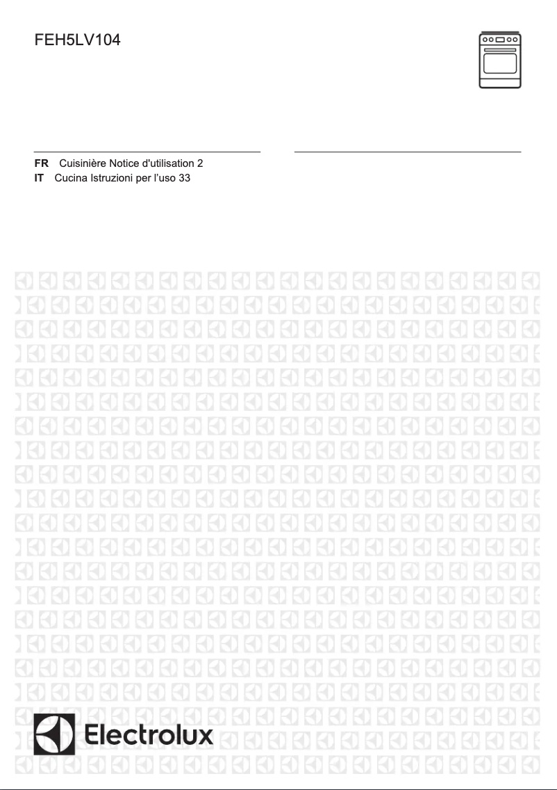 Page 1 de la notice Manuel utilisateur Electrolux FEH5LV104