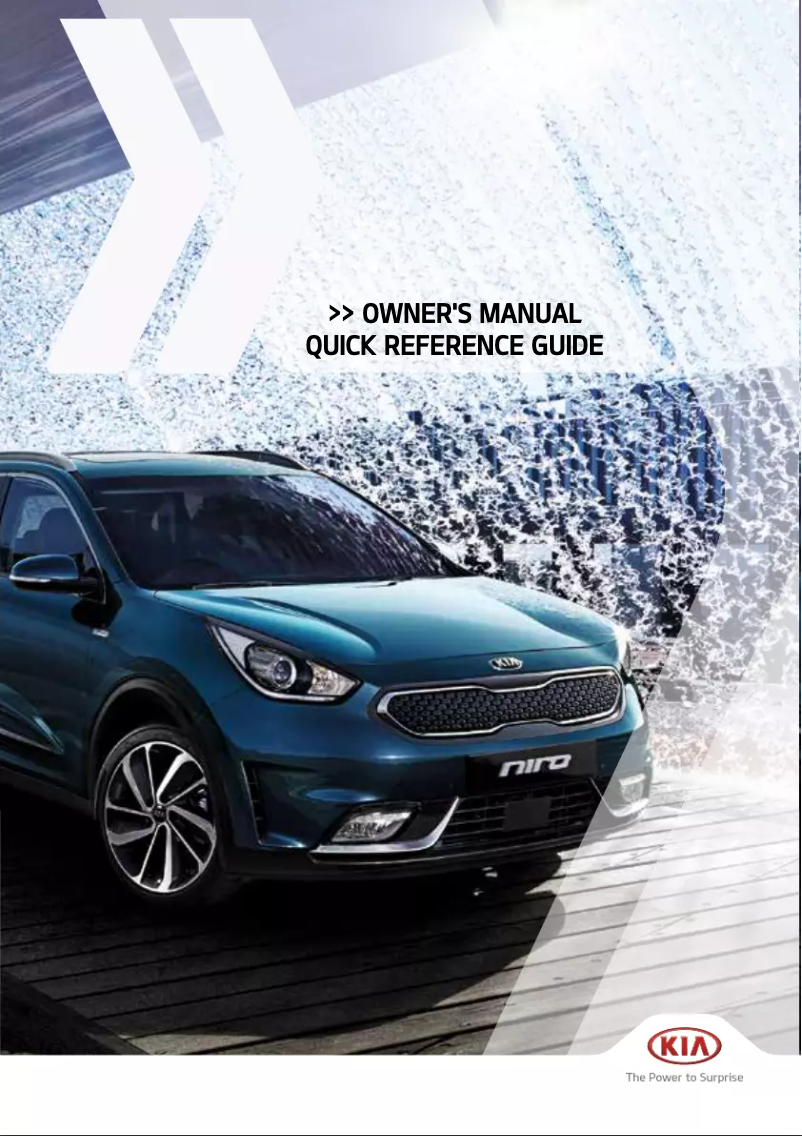 Page 1 de la notice Manuel utilisateur Kia Niro (2016)