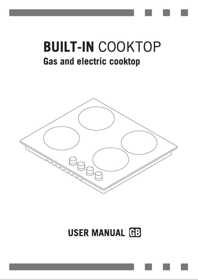 Page 1 de la notice Manuel utilisateur Rosieres RMG3H1W