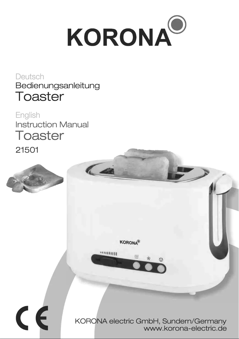 Page 1 de la notice Manuel utilisateur Korona 21501