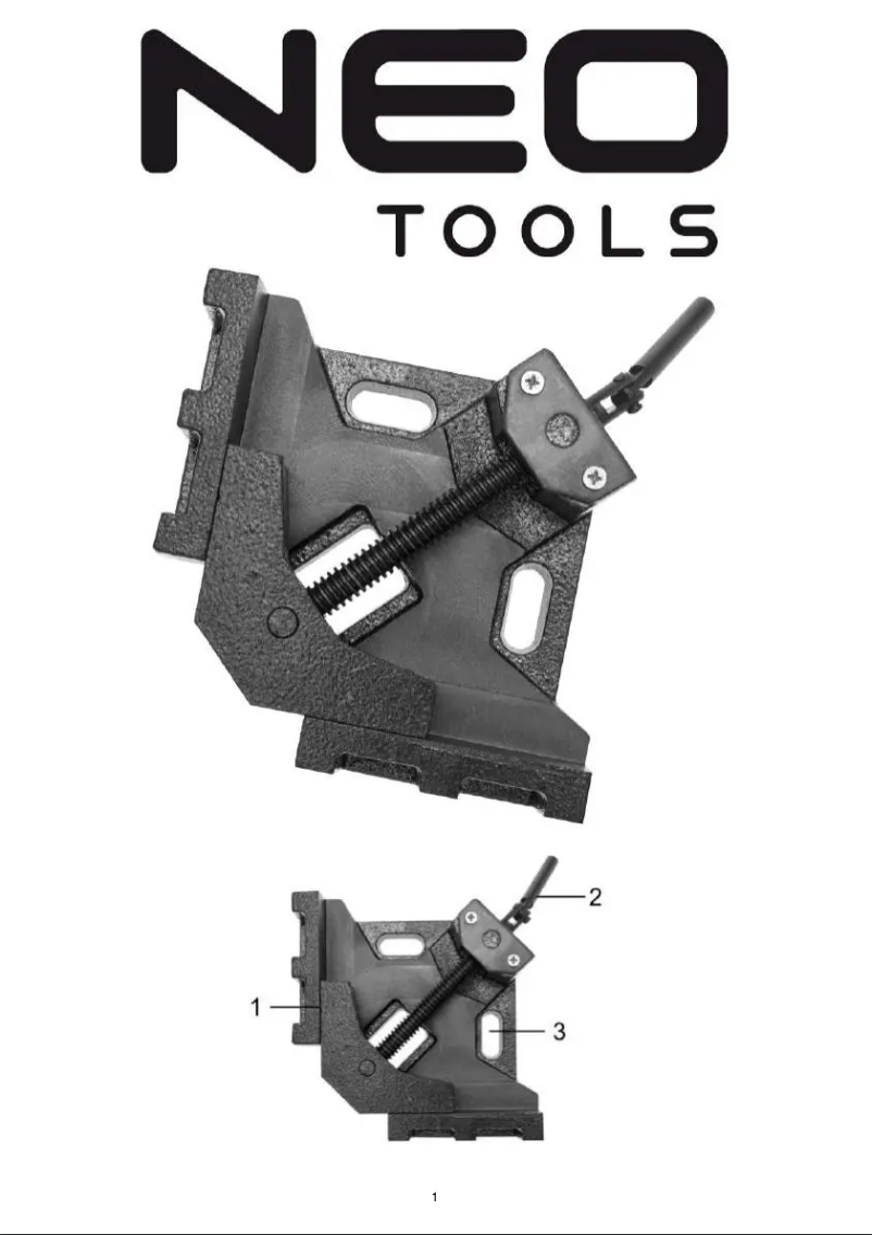 Page n°1 - Manuel utilisateur NEO tools 35-040