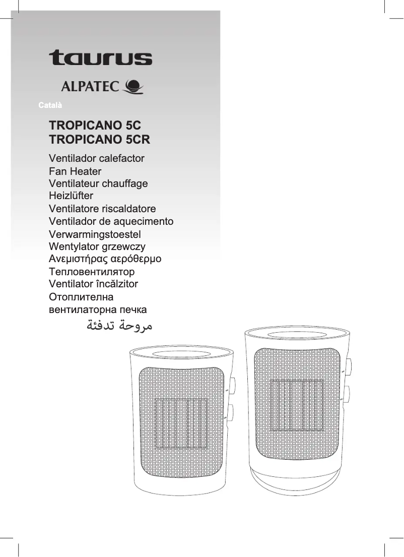 Page 1 of the manual User Manual Taurus Tropicano 5CR