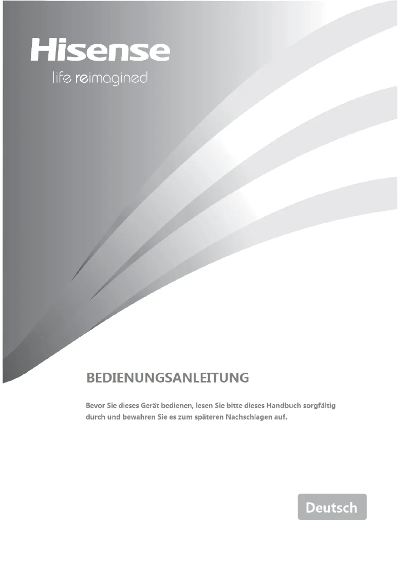 Page 1 de la notice Manuel utilisateur Hisense RT600N4DC2