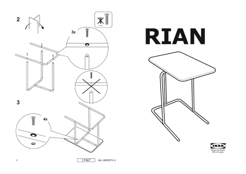 Image de la première page du manuel de l'appareil RIAN 603.434.20