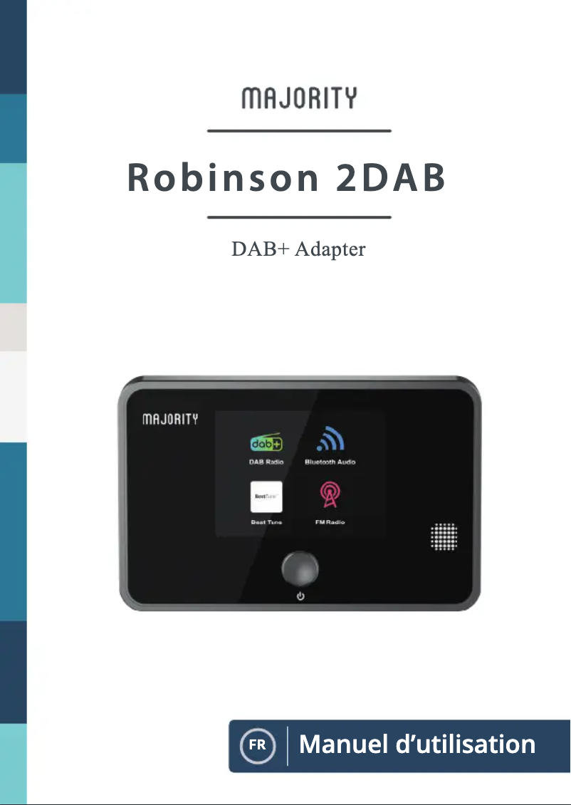Page 1 de la notice Manuel utilisateur Majority Robinson 2DAB