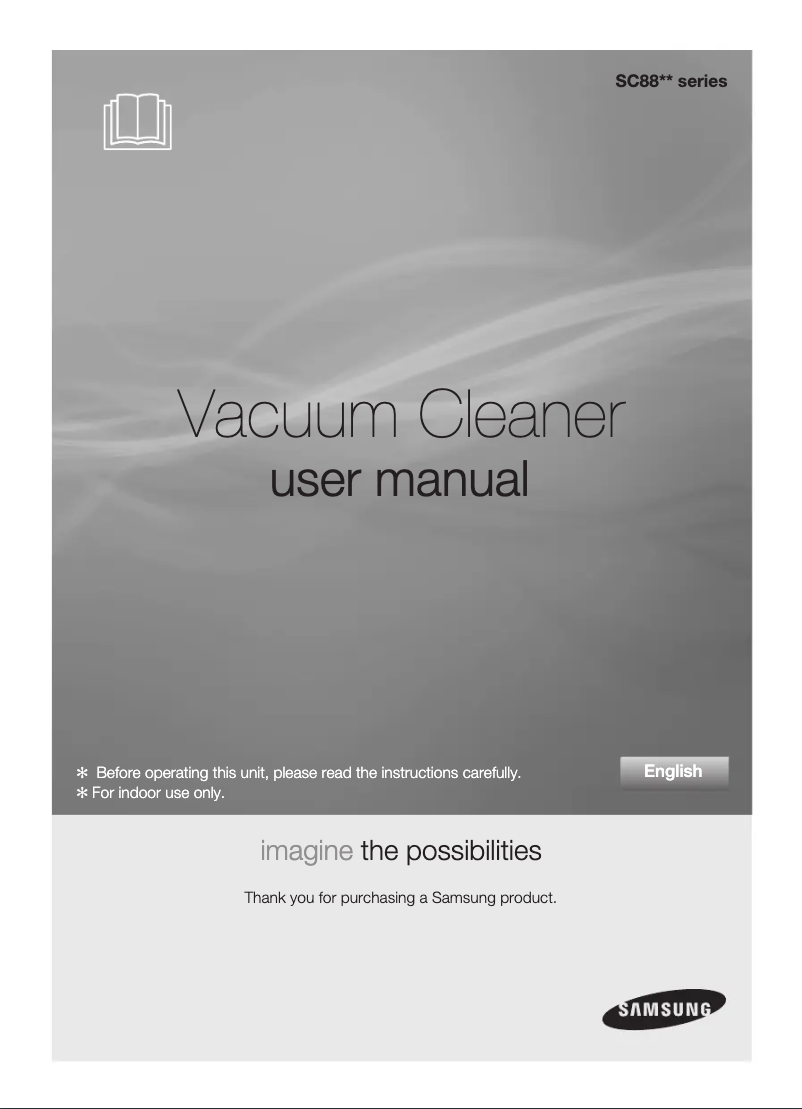 Page n°1 - Manuel utilisateur Samsung SC8835