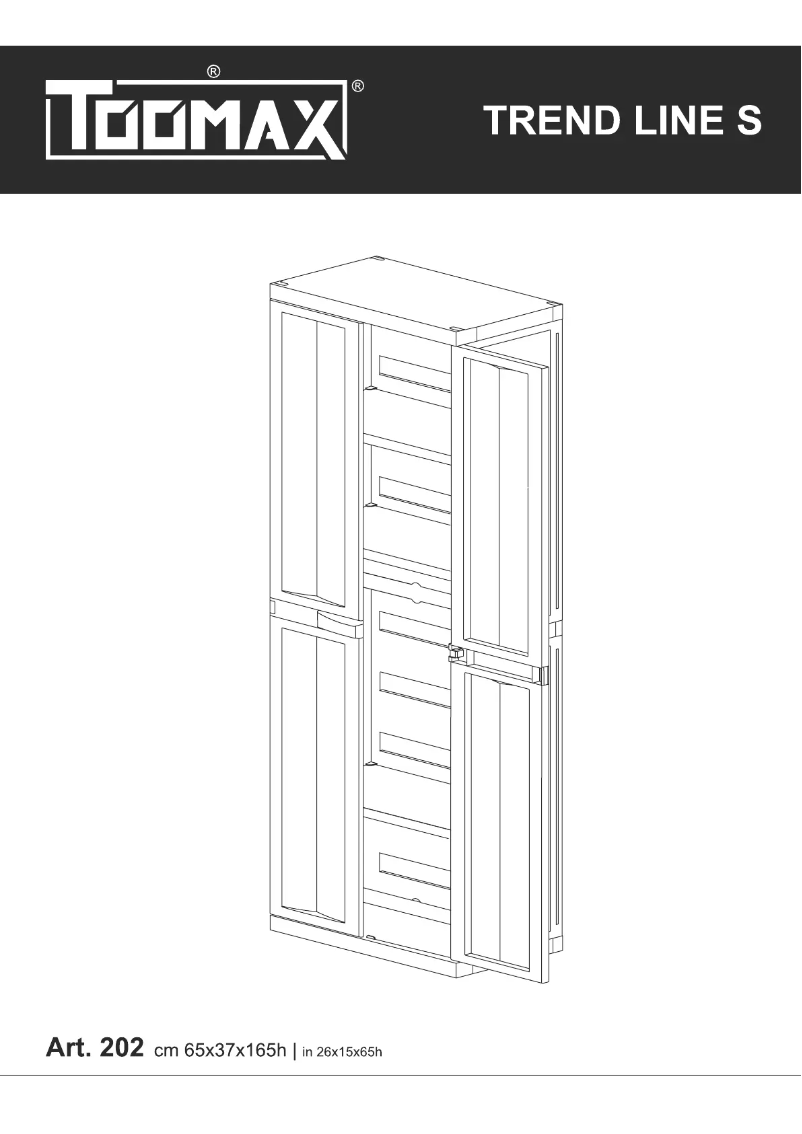 Image de la première page du manuel de l'appareil Trend Line S Art. 202