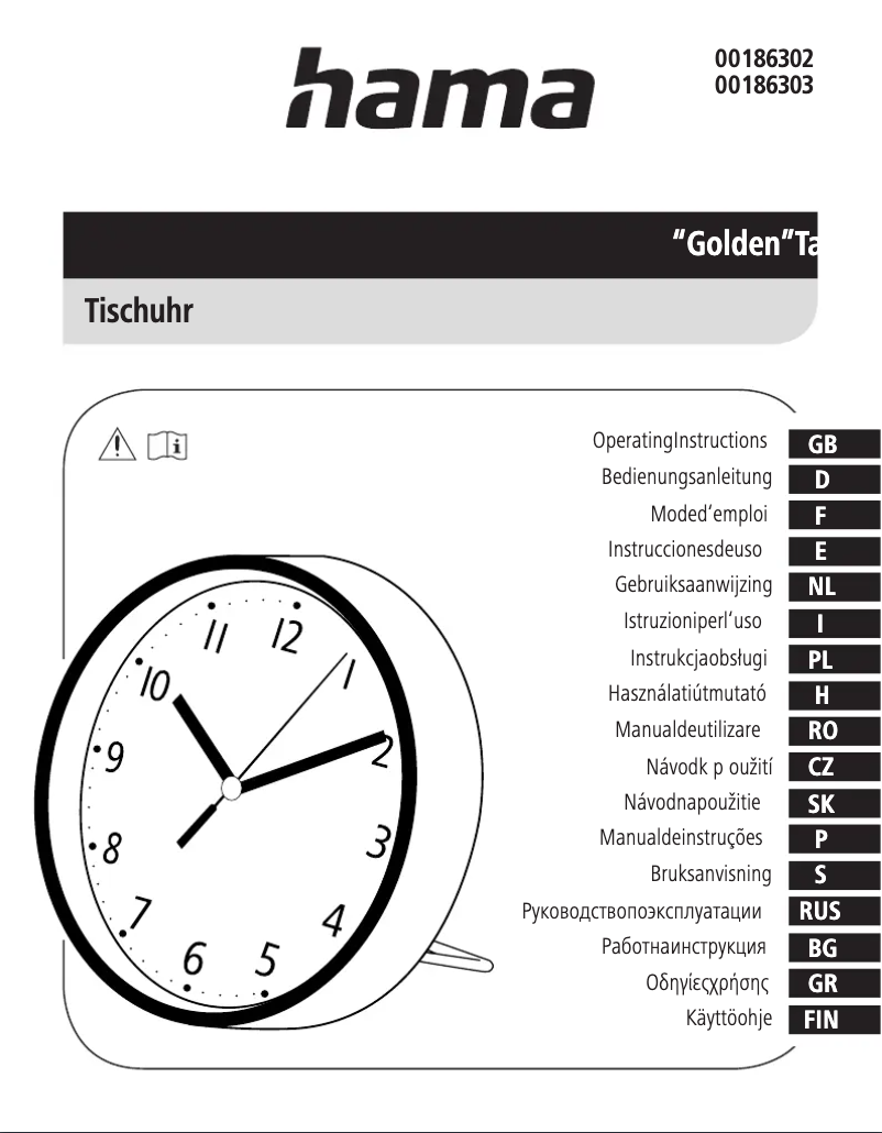 Image de la première page du manuel de l'appareil Golden