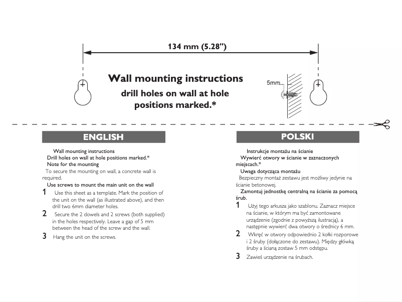 Página 1 del manual Guía de instalación Philips DCM3065