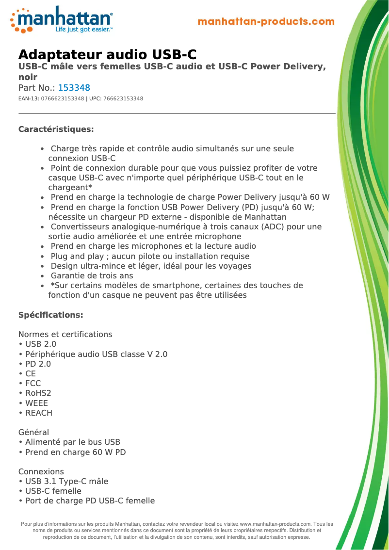 Image de la première page du manuel de l'appareil 153348