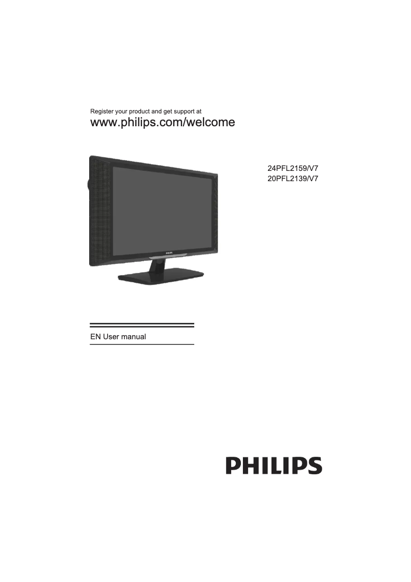 Page n°1 - Manuel utilisateur Philips 24PFL2159