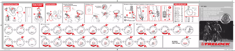 Página 1 del manual Manual de usuario Trelock FC 510