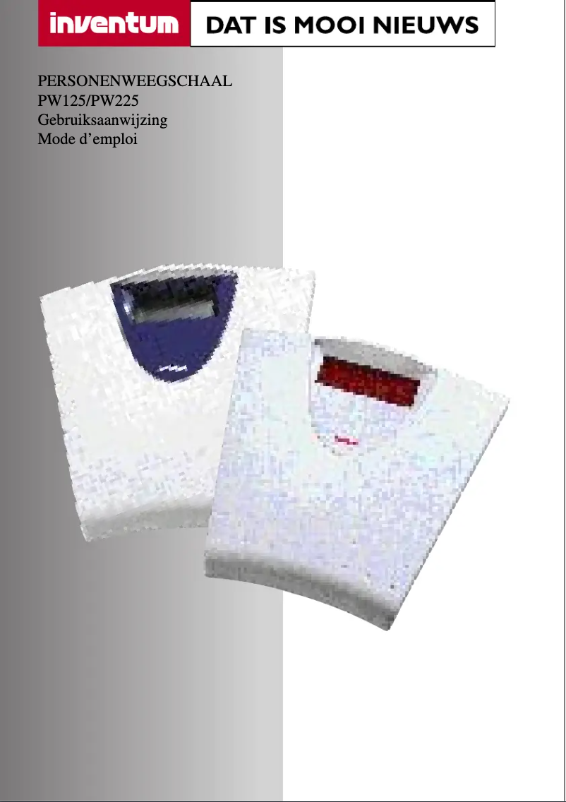 Page n°1 - Manuel utilisateur Inventum PW225