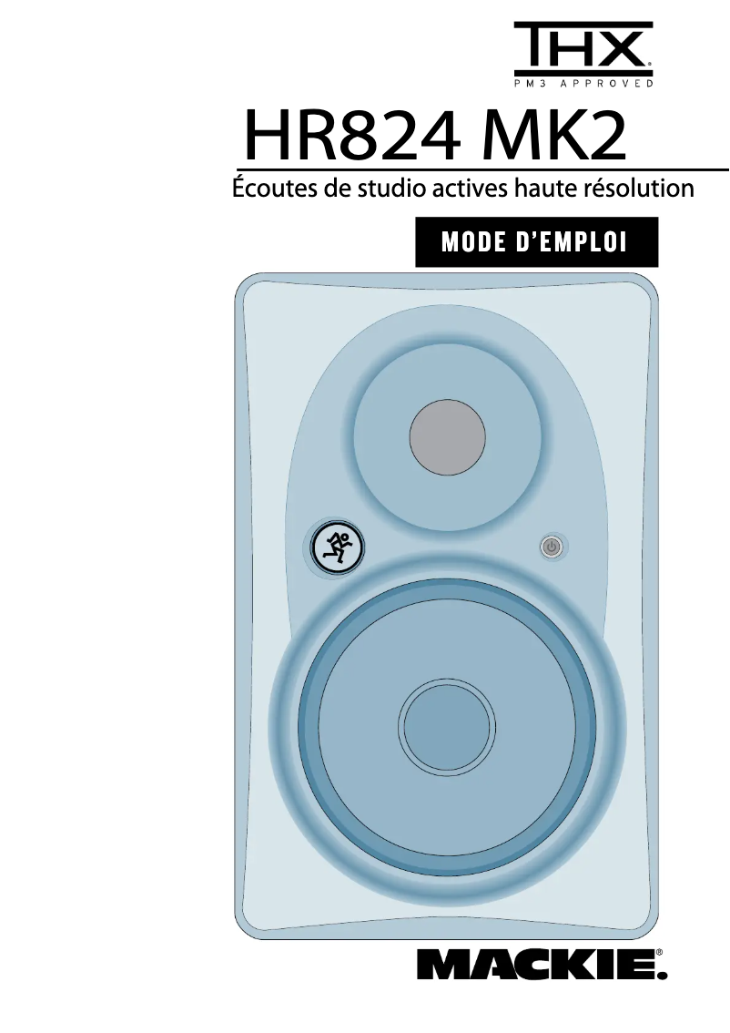 Image de la première page du manuel de l'appareil HR824mk2
