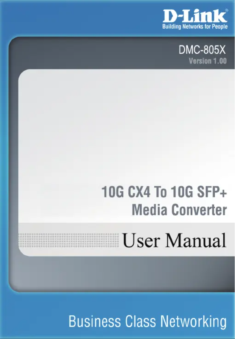 Image de la première page du manuel de l'appareil DMC-805X