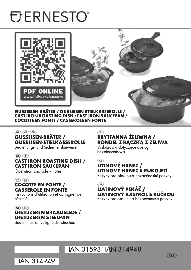 Image de la première page du manuel de l'appareil HG04845