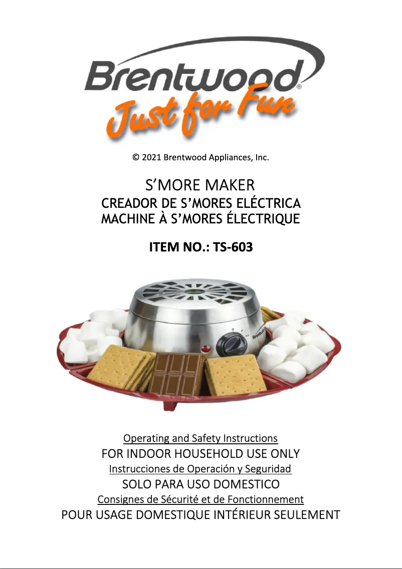 Image de la première page du manuel de l'appareil TS-603