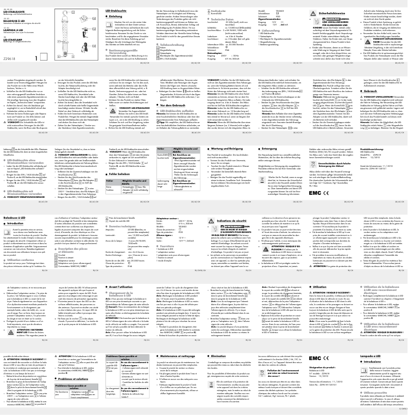 Image de la première page du manuel de l'appareil Z29618