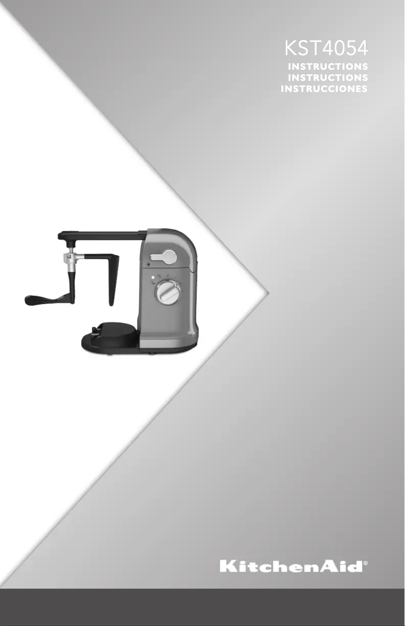 Page 1 de la notice Manuel utilisateur KitchenAid KST4054