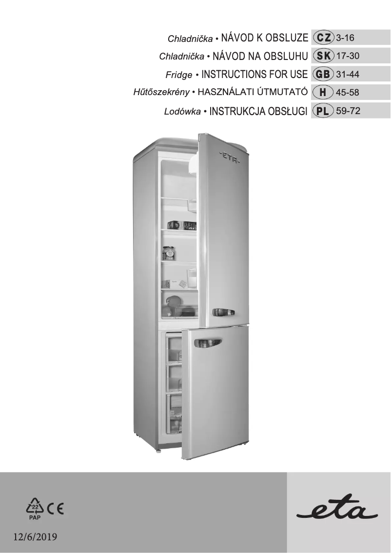 Image de la première page du manuel de l'appareil Storio 253290020