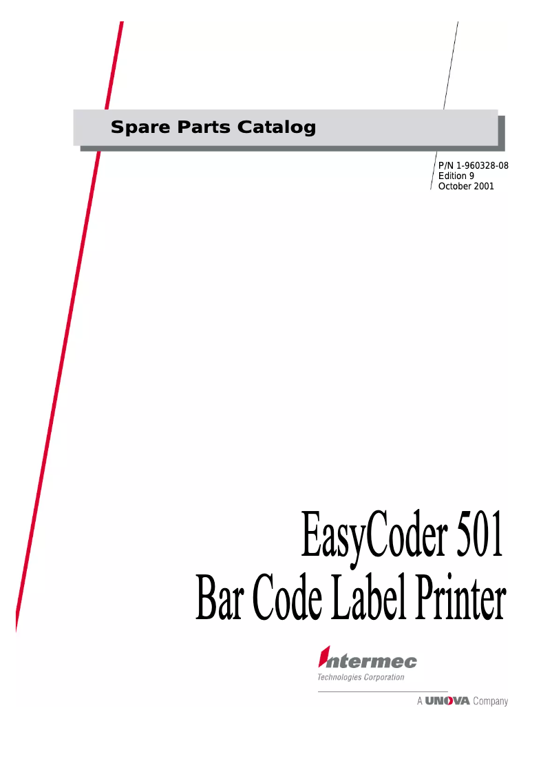 Page n°1 - Manuel utilisateur Intermec Thermal Printhead